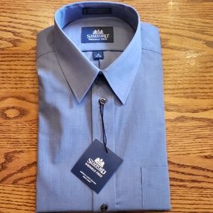 NWT Stafford Wrinkle Free dress shirt  16 34/35